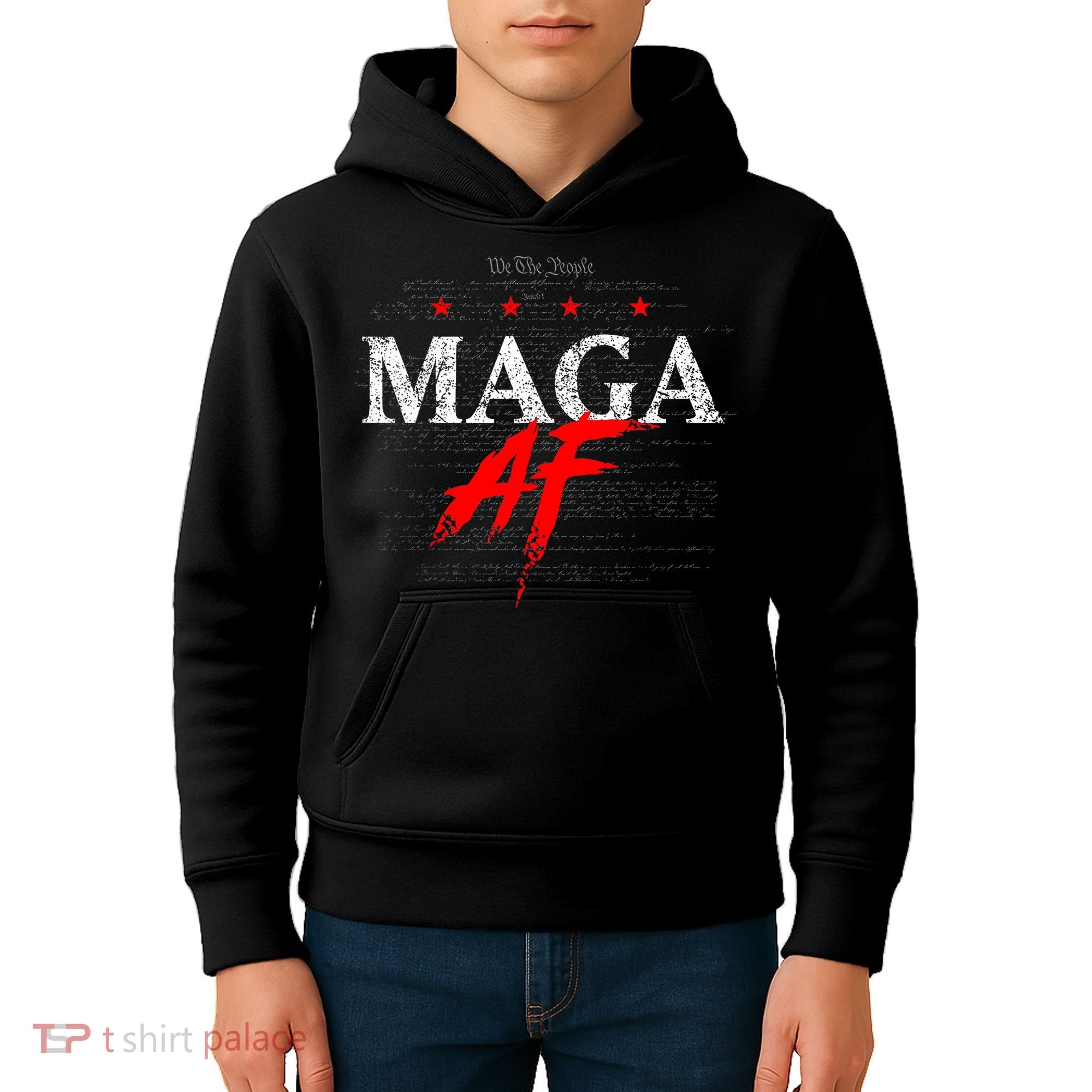 We The People Maga Kids Hoodie
