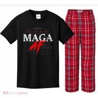 We The People Maga Kids Plaid Pajama Set thumb 0