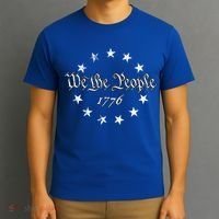 We The People Betsy Ross Flag 4th Of July 1776 Patriotic Gift T-Shirt thumb 3