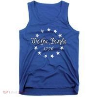 We The People Betsy Ross Flag 4th Of July 1776 Patriotic Gift Tank Top thumb 0