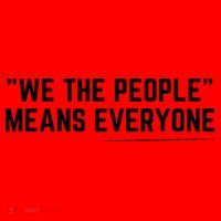 We The People Means Everyone Equality Equal Rights America Santa Hat thumb 1