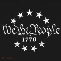 We The People Patriotic 4th Of July American Flag Women's Hoodie thumb 2