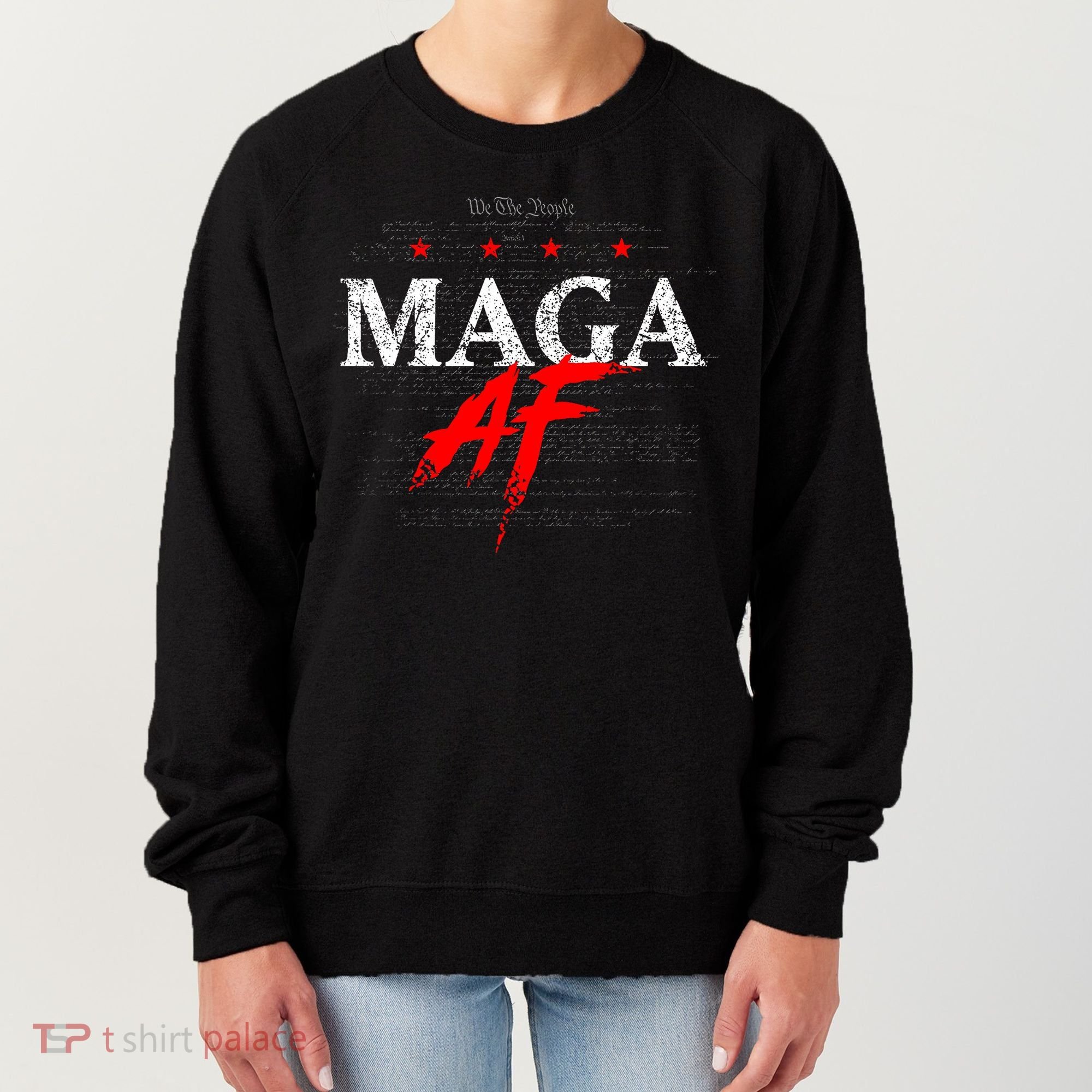 We The People Maga Af Women's Sweatshirt