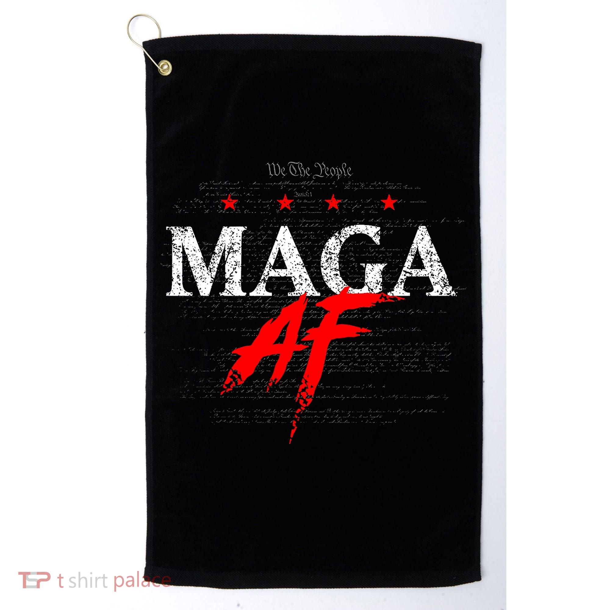 We The People Maga Af Golf Towel