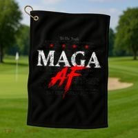 We The People Maga Af Golf Towel thumb 1