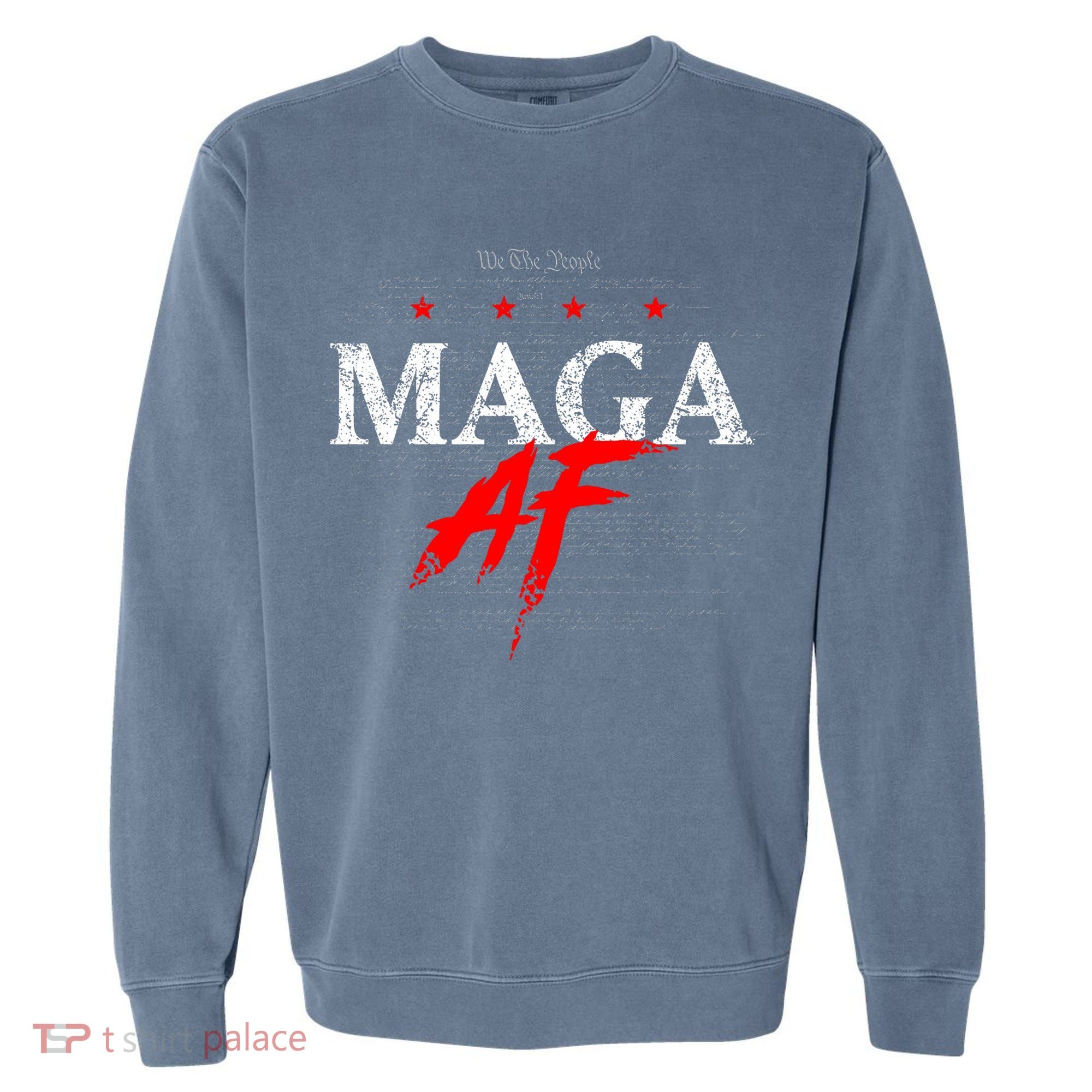 We The People Maga Af Garment-Dyed Sweatshirt