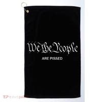 We The People Are Pissed Off Founding Fathers American Golf Towel thumb 0