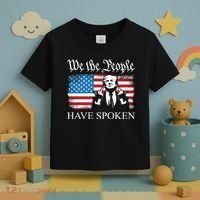 We The People Have Spoken Trump Flag Maga Patriot Statement Toddler T-Shirt thumb 3