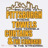 Welcome To Pittsburgh Where Towels Are Terrible Curtains Are Steel Visor thumb 3