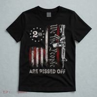 We the People Are Pissed Off Vintage US America Flag Guns T-Shirt thumb 5