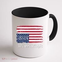 We The People 2024 Distressed Usa Flag Save Our Republic Save Our Constitution Coffee Mug thumb 1