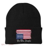 We The People 2024 Distressed Usa Flag Save Our Republic Save Our Constitution Beanie thumb 0