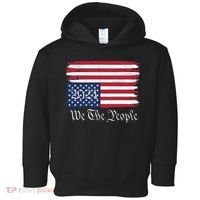 We The People 2024 Distressed Usa Flag Save Our Republic Save Our Constitution Toddler Hoodie thumb 0