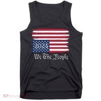We The People 2024 Distressed Usa Flag Save Our Republic Save Our Constitution Tank Top thumb 0
