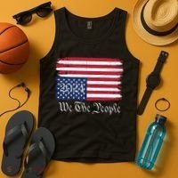 We The People 2024 Distressed Usa Flag Save Our Republic Save Our Constitution Tank Top thumb 4