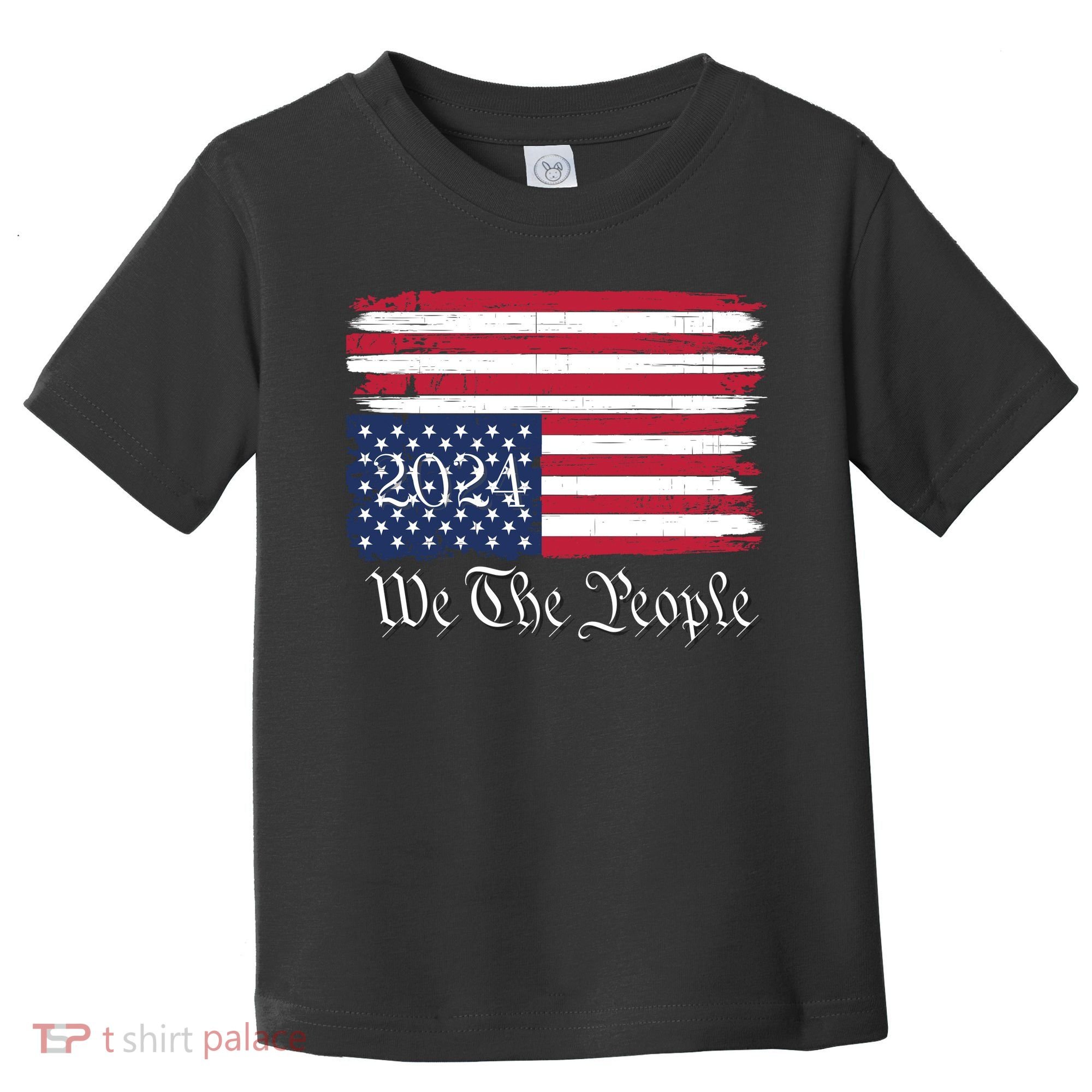 We The People 2024 Distressed Usa Flag Save Our Republic Save Our Constitution Toddler T-Shirt