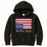 We The People 2024 Distressed Usa Flag Save Our Republic Save Our Constitution Kids Hoodie thumb 0