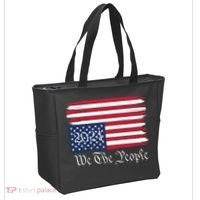 We The People 2024 Distressed Usa Flag Save Our Republic Save Our Constitution Tote Bag thumb 2