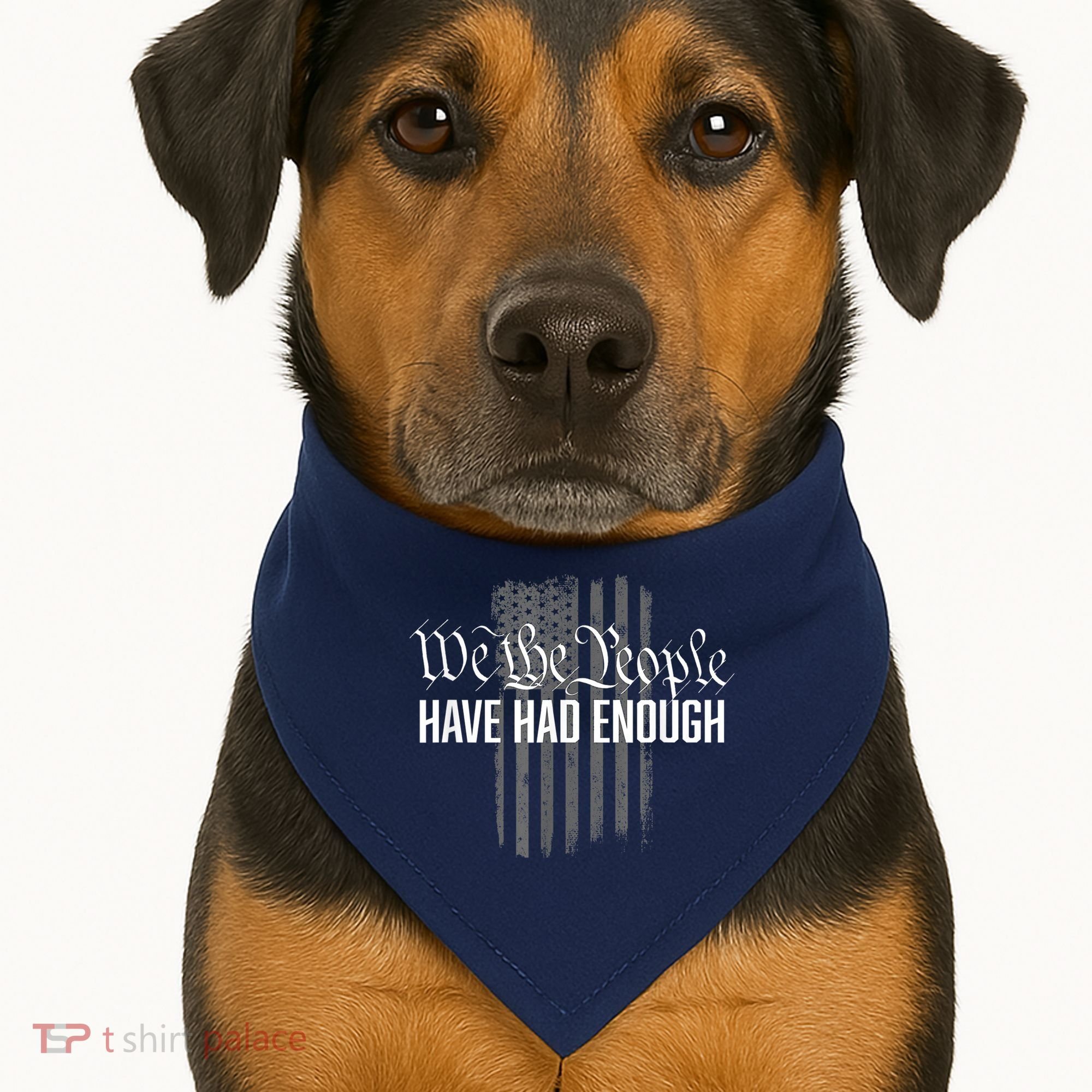 We The People Have Had Enough USA-Made Doggie Bandana