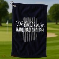 We The People Have Had Enough Golf Towel thumb 1