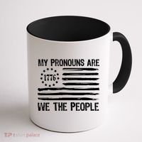 We The People 1776 Usa Gift Coffee Mug thumb 1