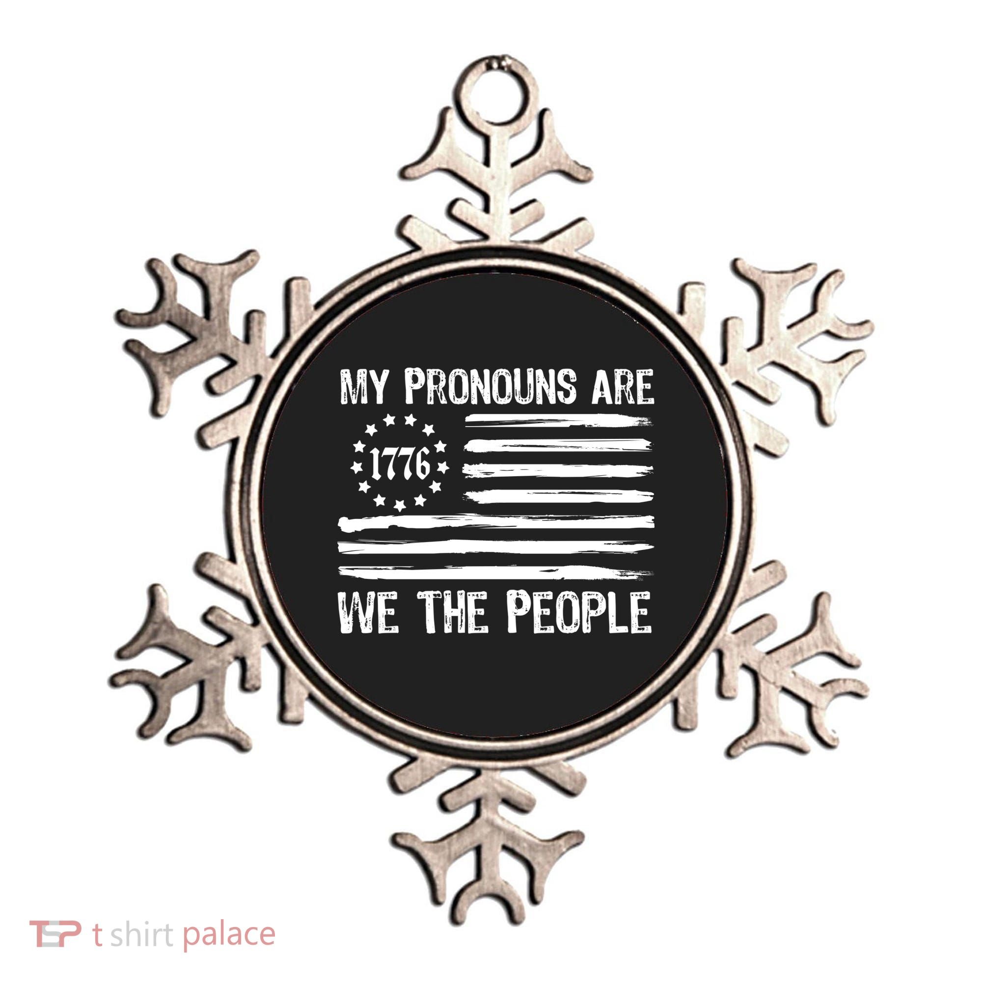 We The People 1776 Usa Gift Ornament
