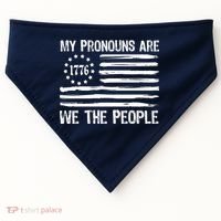 We The People 1776 Usa Gift USA-Made Doggie Bandana thumb 0