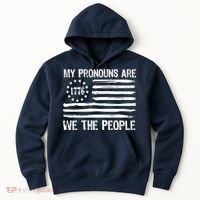 We The People 1776 Usa Gift Hoodie thumb 0