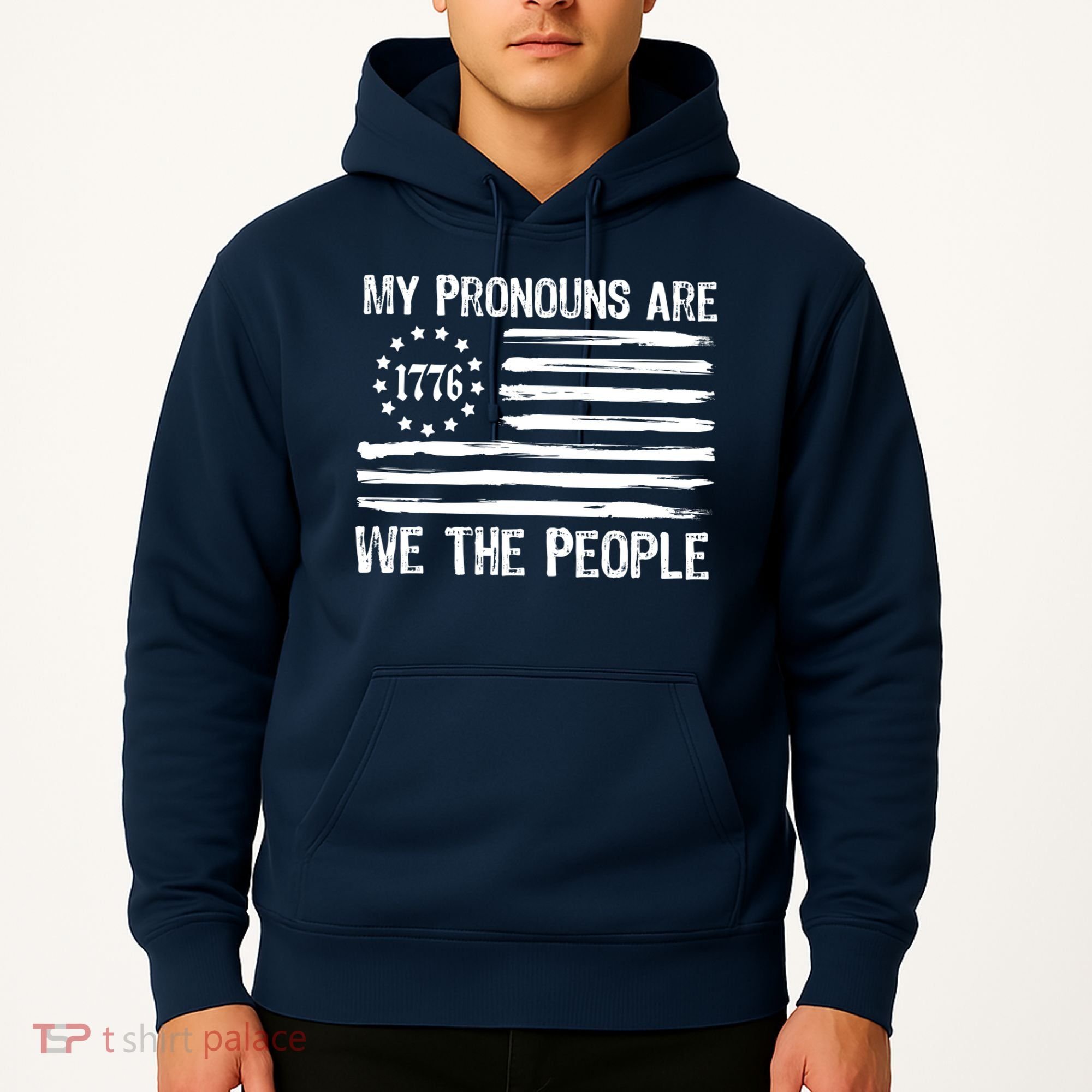 We The People 1776 Usa Gift Hoodie