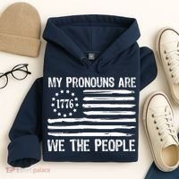 We The People 1776 Usa Gift Hoodie thumb 4