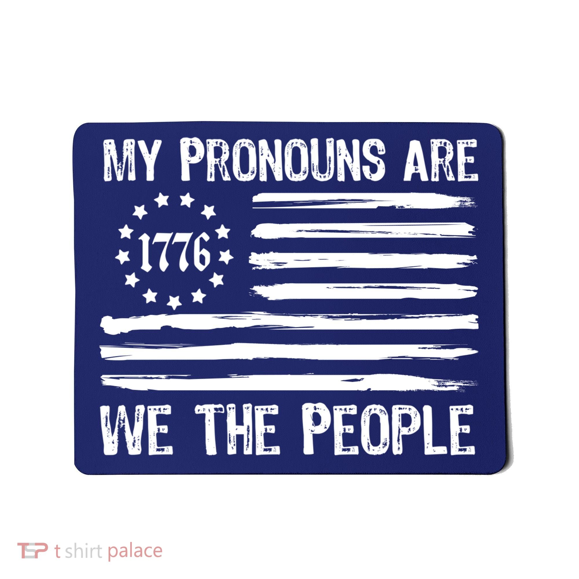We The People 1776 Usa Gift Mousepad