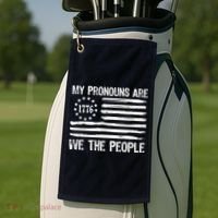 We The People 1776 Usa Gift Golf Towel thumb 2