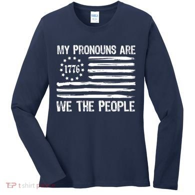 We The People 1776 Usa Gift Women's Long Sleeve Shirt