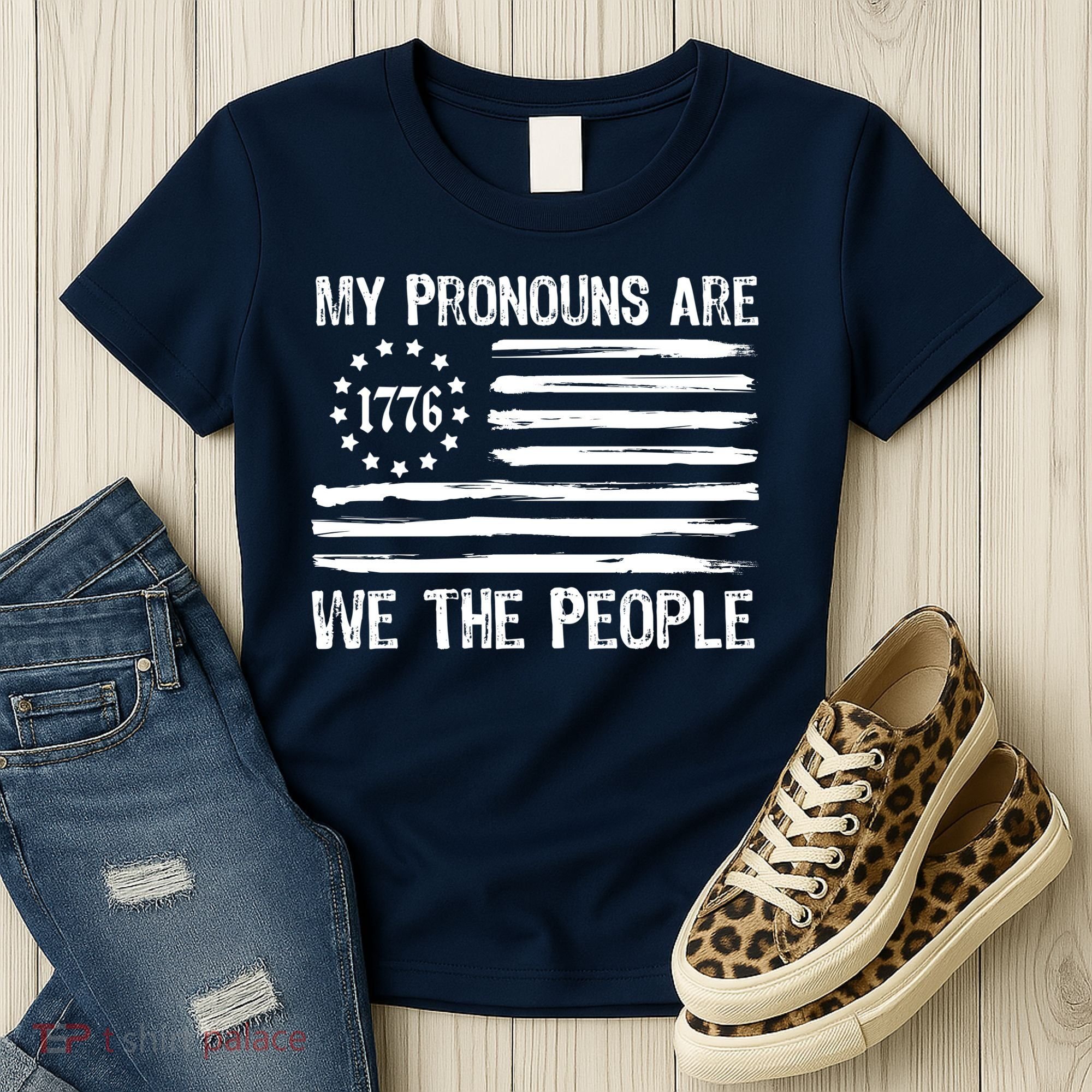 We The People 1776 Usa Gift Women's T-Shirt