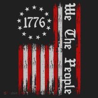 We The People 1776 Distressed USA American Flag Tumbler thumb 3