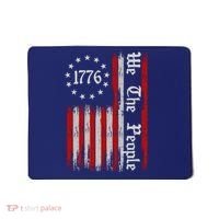 We The People 1776 Distressed USA American Flag Mousepad thumb 0