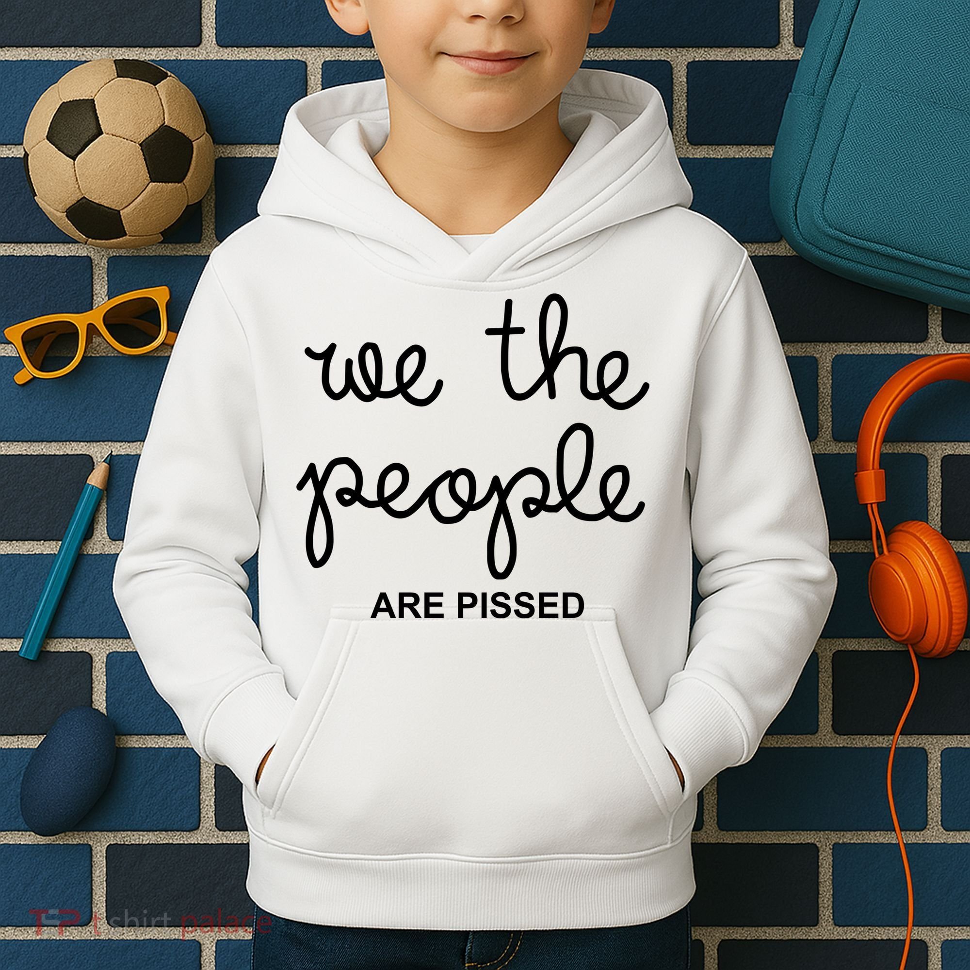 We The People Are Pissed Nicolle Wallace Kids Hoodie