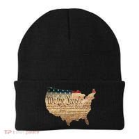 We The People Constitution Usa Flag 2nd Adt Gun Rights Gift Beanie thumb 0