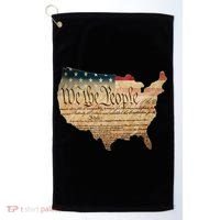 We The People Constitution Usa Flag 2nd Adt Gun Rights Gift Golf Towel thumb 0