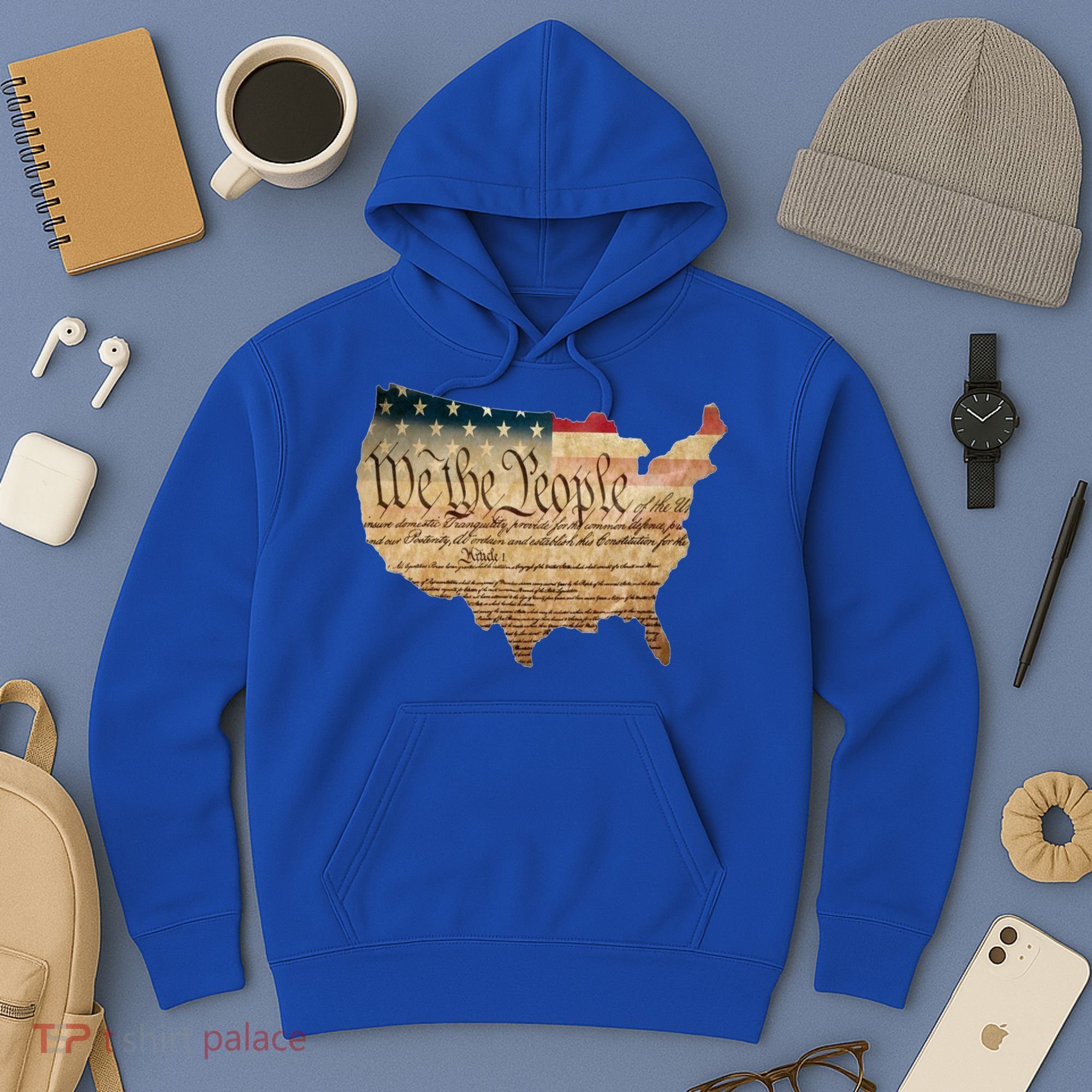 We The People Constitution Usa Flag 2nd Adt Gun Rights Gift Hoodie