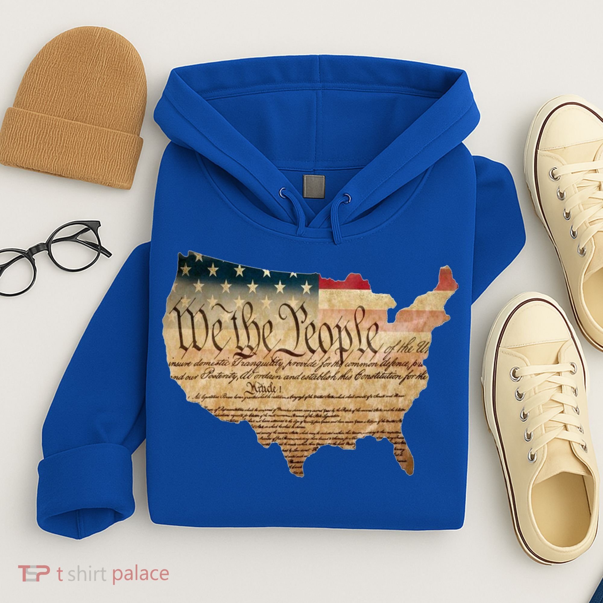 We The People Constitution Usa Flag 2nd Adt Gun Rights Gift Hoodie