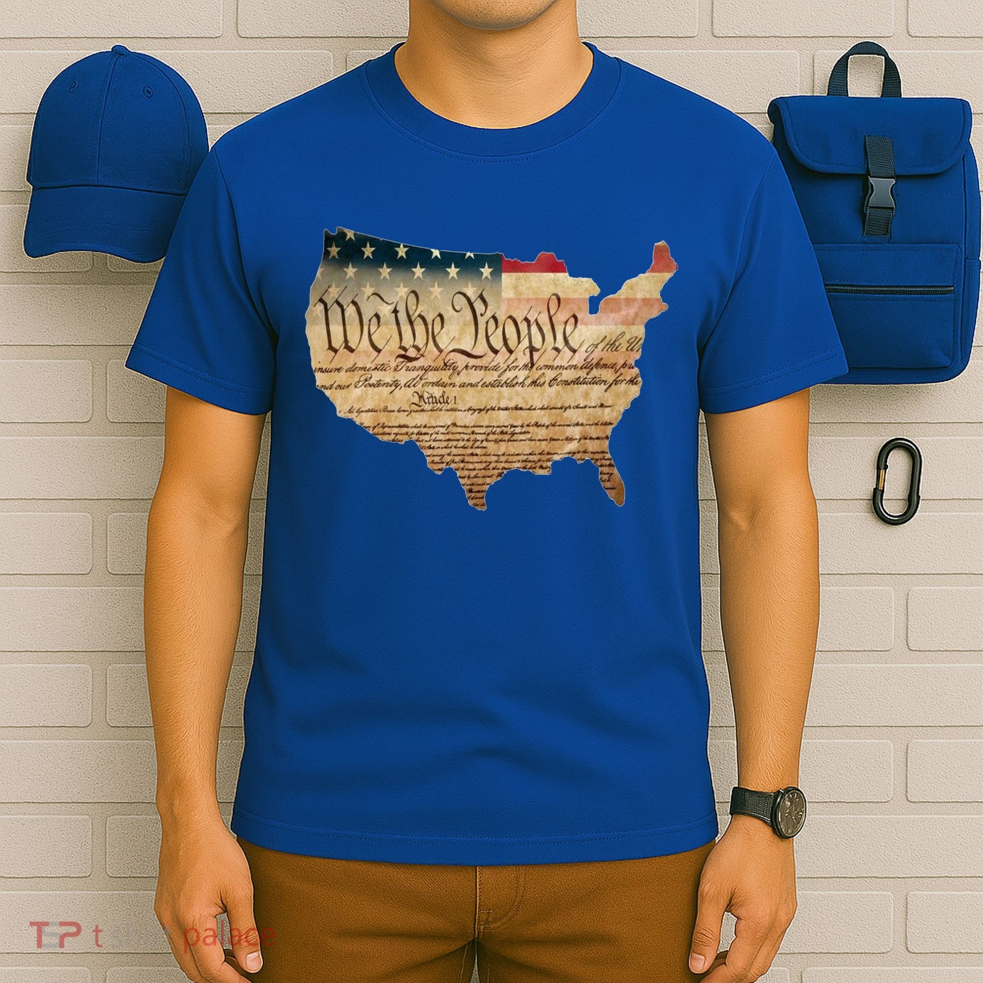 We The People Constitution Usa Flag 2nd Adt Gun Rights Gift T-Shirt
