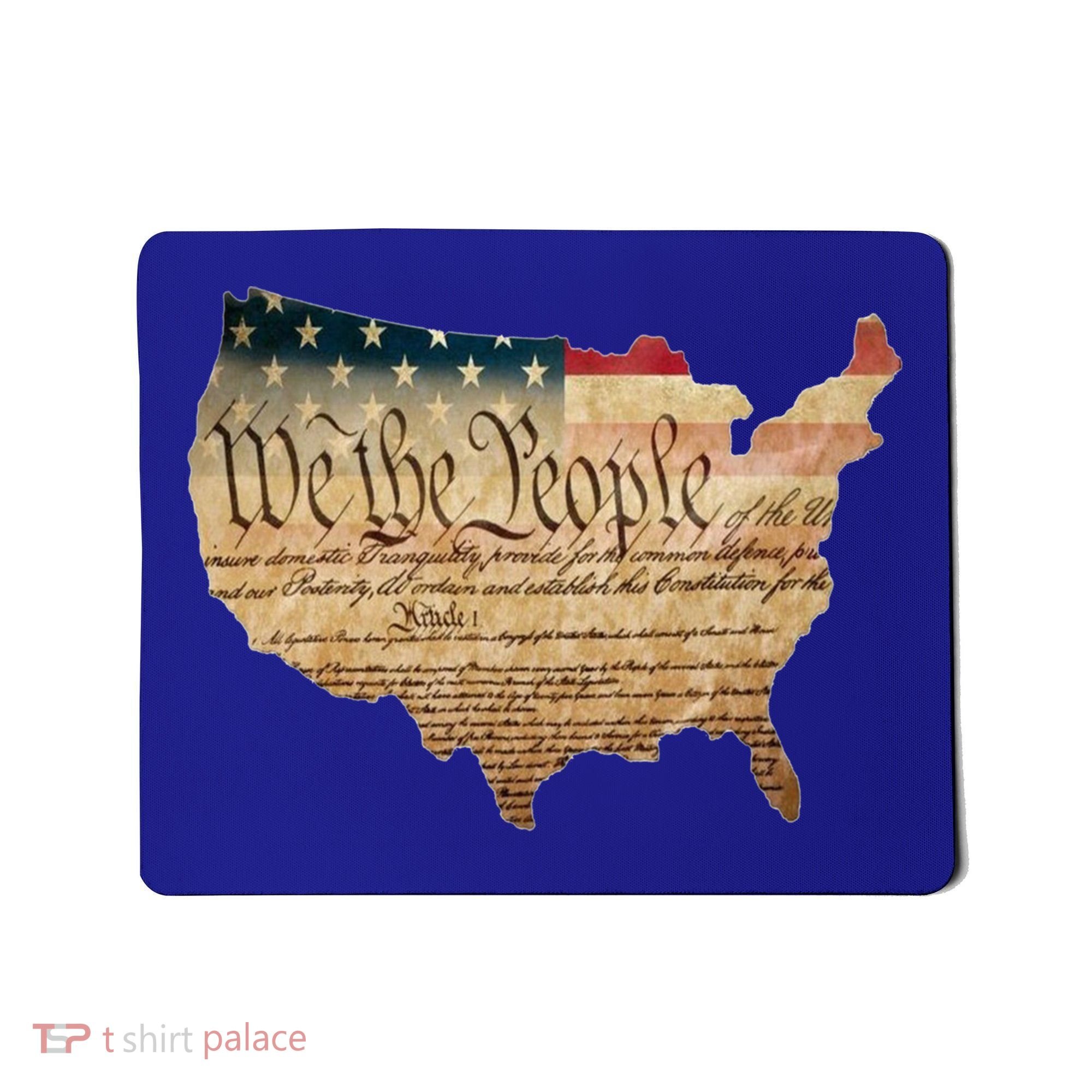 We The People Constitution Usa Flag 2nd Adt Gun Rights Gift Mousepad