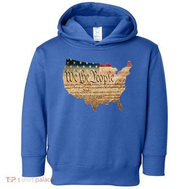 We The People Constitution Usa Flag 2nd Adt Gun Rights Gift Toddler Hoodie