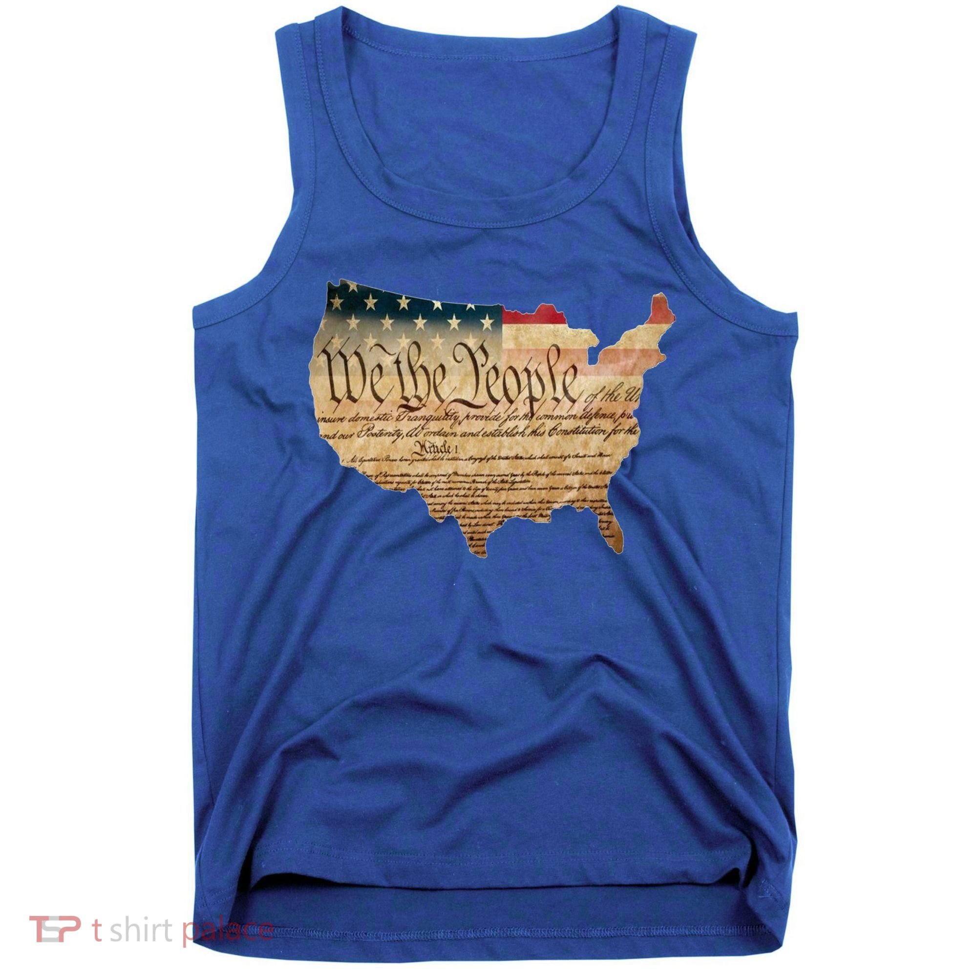 We The People Constitution Usa Flag 2nd Adt Gun Rights Gift Tank Top