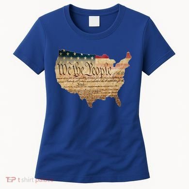 We The People Constitution Usa Flag 2nd Adt Gun Rights Gift Women's T-Shirt