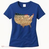 We The People Constitution Usa Flag 2nd Adt Gun Rights Gift Women's T-Shirt thumb 0