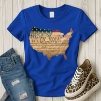We The People Constitution Usa Flag 2nd Adt Gun Rights Gift Women's T-Shirt thumb 3