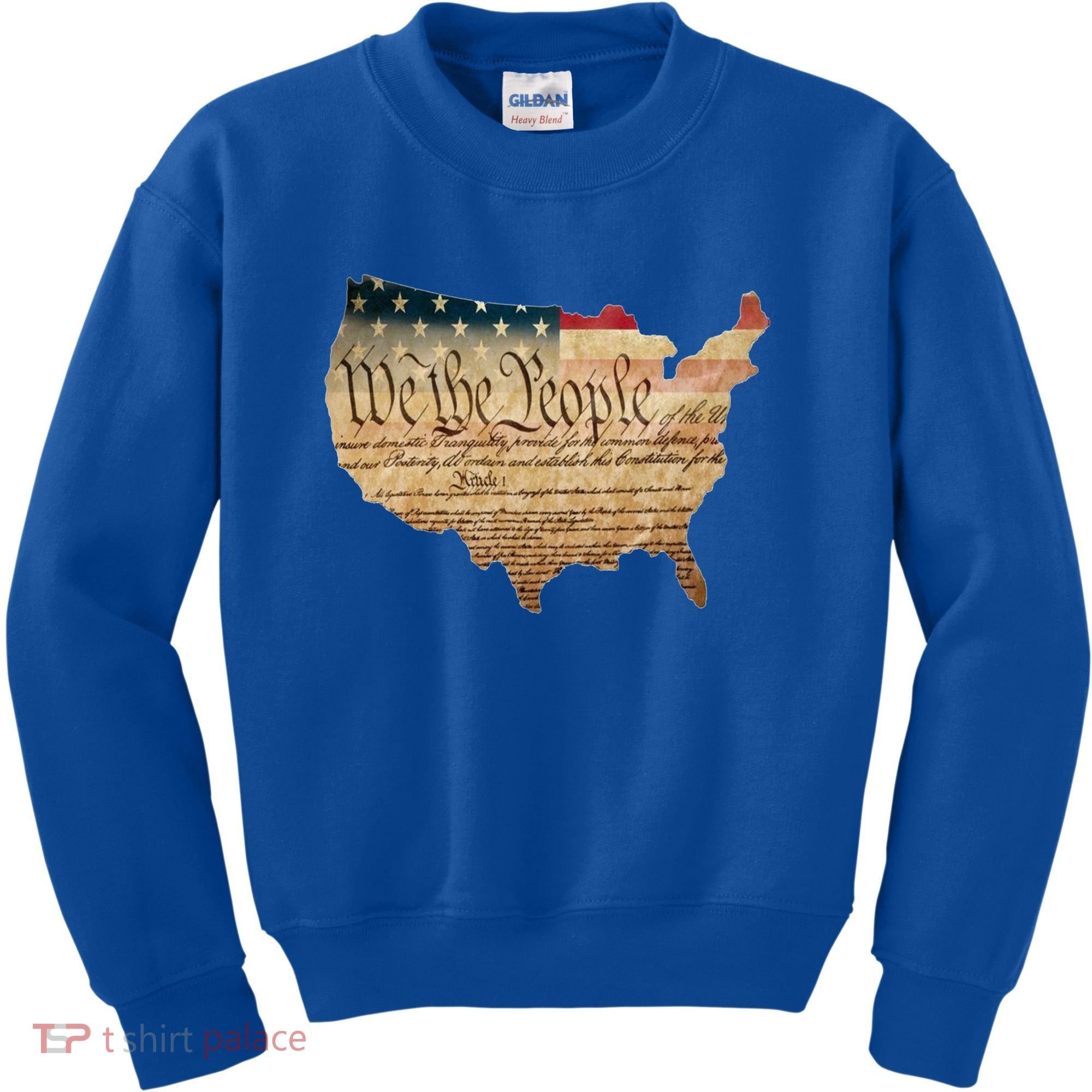 We The People Constitution Usa Flag 2nd Adt Gun Rights Gift Kids Sweatshirt