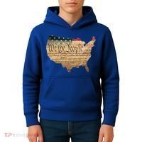 We The People Constitution Usa Flag 2nd Adt Gun Rights Gift Kids Hoodie thumb 4